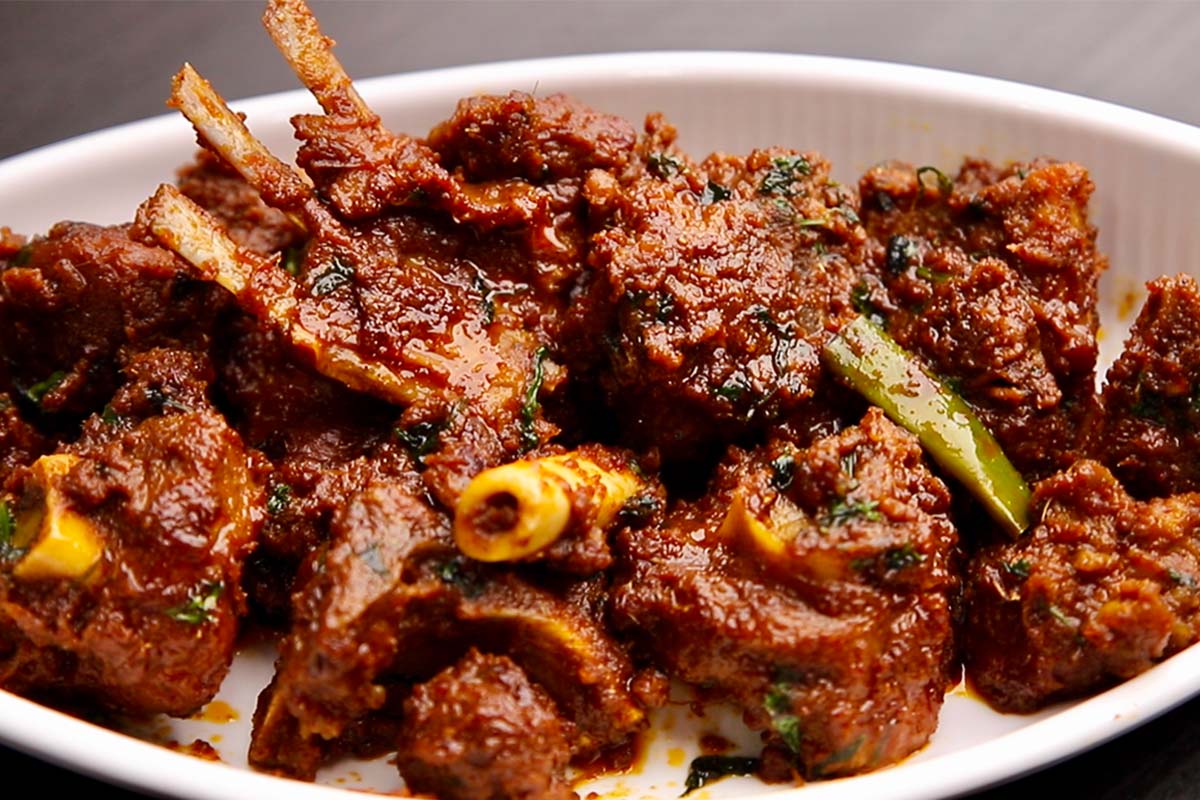 BHUNA MUTTON ADRAKI